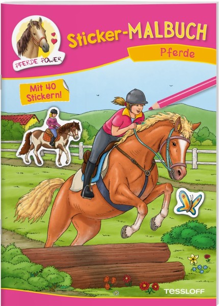 Tessloff Sticker- Malbuch. Pferde