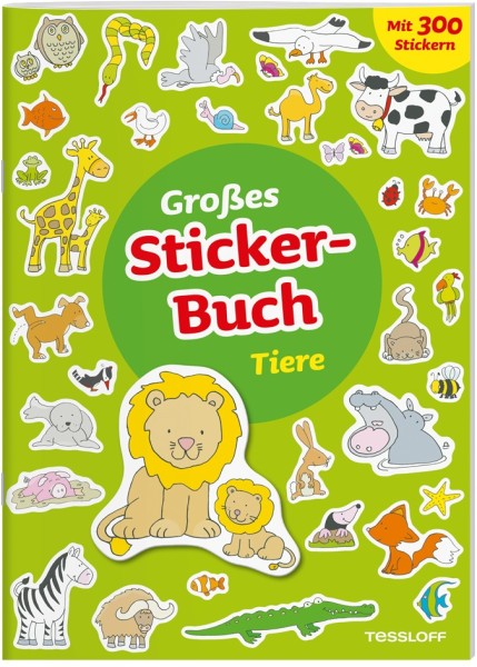 Tessloff Großes Stickerbuch. Tiere